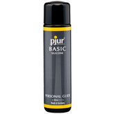 Pjur Basic Silicone Personal Lubricant 3.4 Fl Oz Long-Lasting Silicone Lubricant